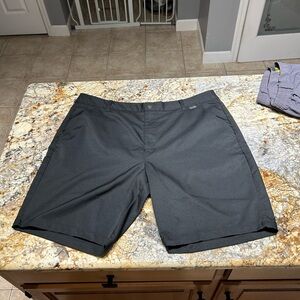 Puma Men's Black Flat Front GolfShorts